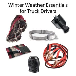 winter weather essentials for truck drivers